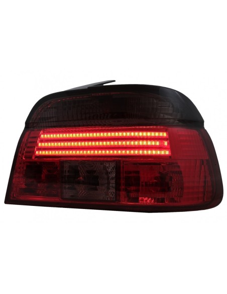 Fanali posteriori LED BAR per BMW Serie 5 E39 Berlina (09.1995-08.00) Fumo rosso