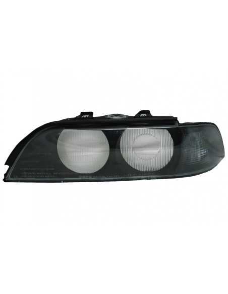 Obiettivo del faro sinistro lato fumo grigio per BMW 5 Serie E39 (1995-00)