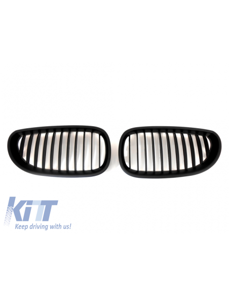 Griglie anteriori per BMW 5 serie E60 03-09 nero opaco