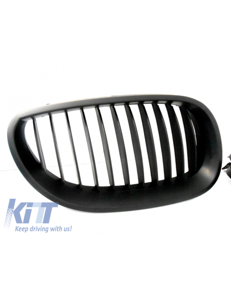 Griglie anteriori per BMW 5 serie E60 03-09 nero opaco