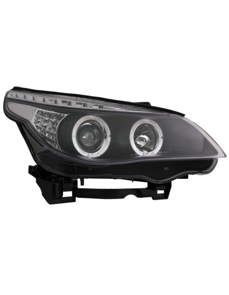 Angelo occhi fari per BMW 5 serie E60 E61 (04-07) DAYLINE LED nero