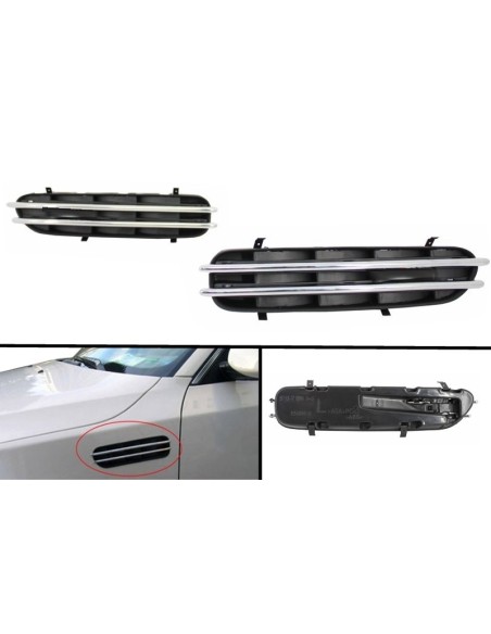 Condotti dell'aria delle griglie del parafango degli sfiati laterali per la progettazione di BMW 5 serie E60 (03-11) M5