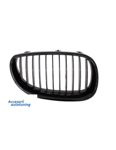 Griglie anteriori per BMW 5 serie E60 E61 Berlina Touring (03-09) Piano Nero 3 colori M-Power Design 2
