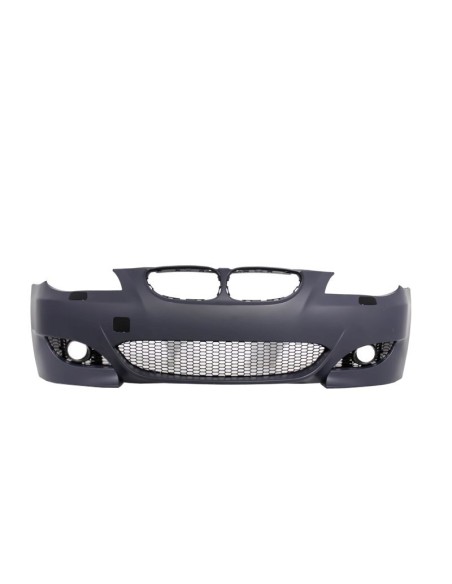 Paraurti anteriore per BMW 5 serie E60 (03-10) M5 Design w/ Griglia centrale doppia striscia Piano nero