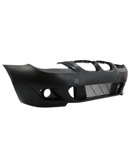 Paraurti anteriore w/ Griglie centrali Rene Piano Nero per BMW 5 Serie E60-E61 03-09 M-Technik Design w/ out Fendinebbia