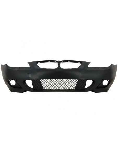 Paraurti anteriore w/ Griglie centrali Rene Piano Nero per BMW 5 Serie E60-E61 03-09 M-Technik Design w/ out Fendinebbia
