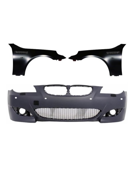 Paraurti anteriore w/ parafanghi anteriori per BMW 5 serie E60 E61 berlina Touring (03-07) M5 Design