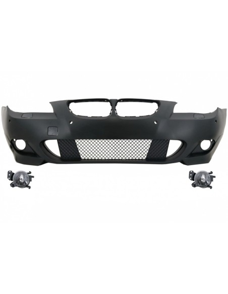 Paraurti anteriore PDC 24mm w/ fendinebbia per BMW 5 serie E60 E61 (03-07) M-Technik Design