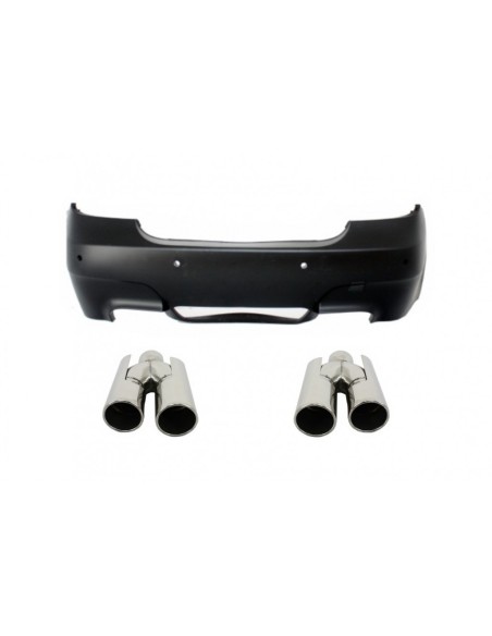 Paraurti posteriore per BMW 5 serie E60 (03-07) M5 Design PDC w/ Marmitta di scarico Suggerimenti