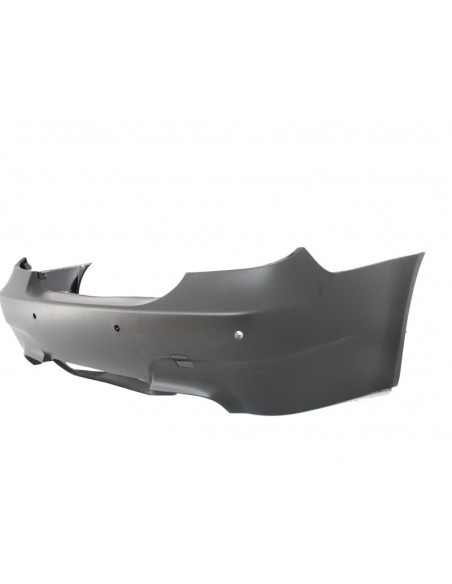 Paraurti posteriore per BMW 5 serie E60 (07-10) e sistema di scarico completo Twin Double Quad M5 Design w/ PDC