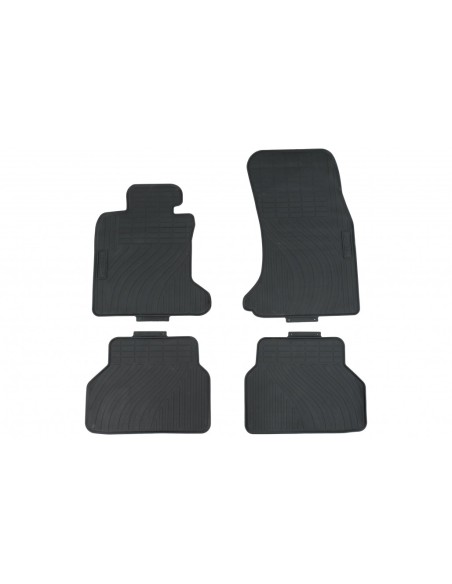 Tenzo-R premium tappetino in gomma nera per BMW 5 serie E60 Limousine E61 Touring (03-10)
