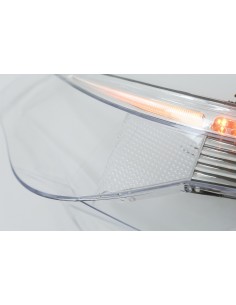 Obiettivo del faro vetro lato sinistro per BMW 5 serie E60 Limousine E61 Touring Non-LCI (03-03.07) 2