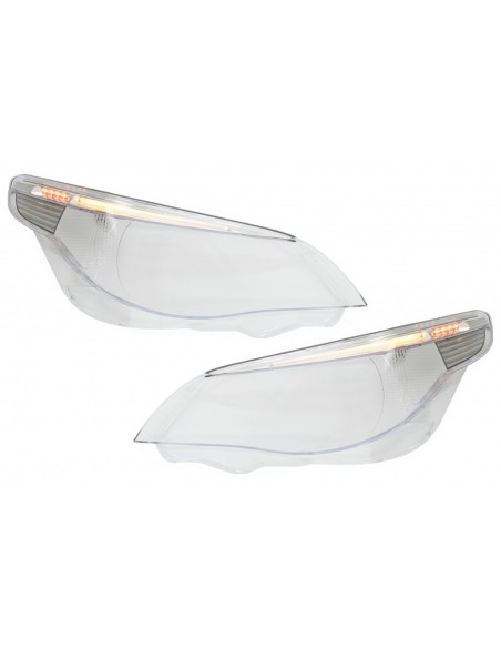 Fanali Lenti Vetro lato destro e sinistro per BMW 5 Serie E60 Limousine E61 Touring Non-LCI (03-03.07)