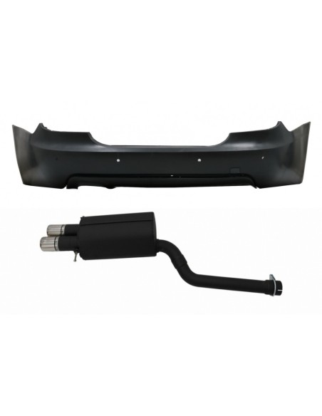 Paraurti posteriore w/sistema di scarico gemellato della marmitta di sport per BMW 5 serie E60 LCI (07-10)