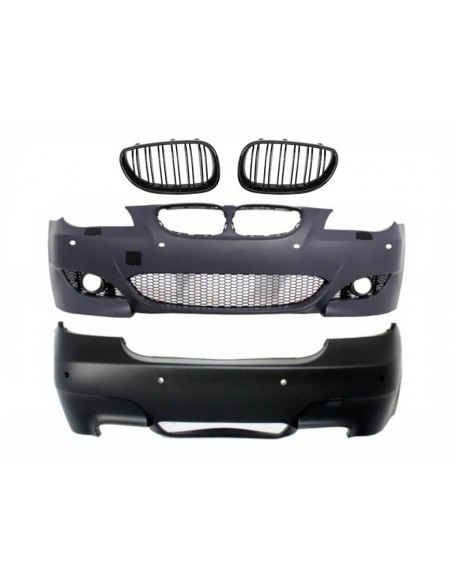 Paraurti anteriore e posteriore del corredo per BMW 5 serie E60 (07-10) w/griglie centrali del rene LCI M5 progettano w/PDC 18mm
