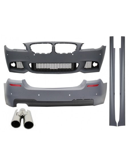 Kit completo per BMW F10 5 serie (11-) M-Technik Design w/ scarico ACS-design