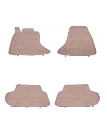 Tappetino in gomma beige per BMW Series 5 F10 F11 13+