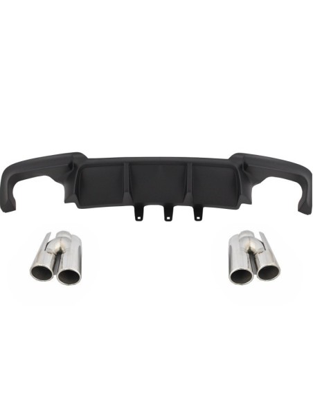 Doppio diffusore dell'aria dello sbocco per BMW 5 serie F10 F11 (11-17) M Design di sport w/punte del silenziatore dello scarico