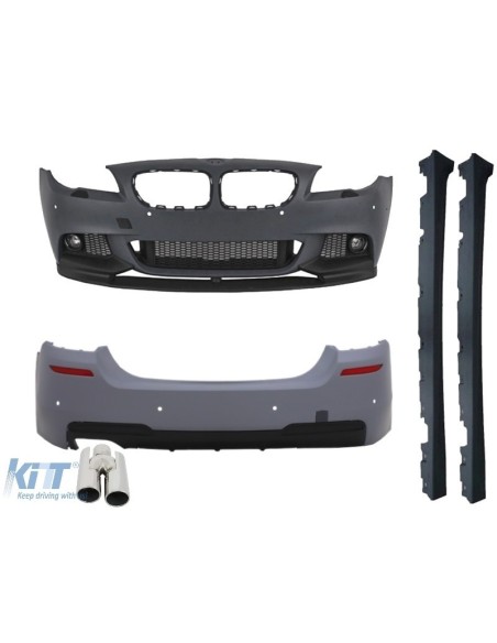 Kit completo per BMW F10 5 Series (11-up) Look + scarico ACS Design sinistra