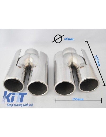 Kit completo per BMW F10 5 Series (11-up) Look + scarico ACS Design sinistra