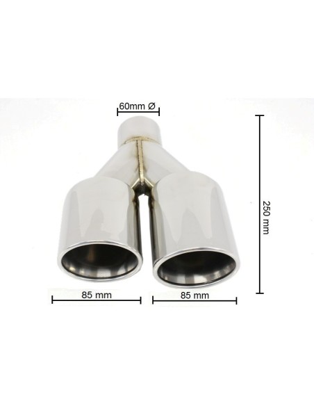 Corredo completo per BMW Serie 5 F10 (11-in poi) con scarico design M-Power