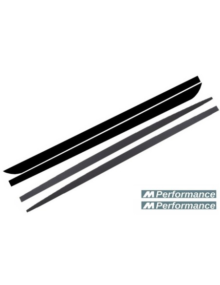 Le gonne laterali aggiungono il nero opaco delle estensioni del labbro w/decals per BMW F10 F11 5 serie (11-Up)