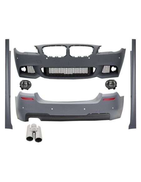 Corredo completo per BMW F10 5 serie (11-up) M-Technik Design w/ scarico ACS Look