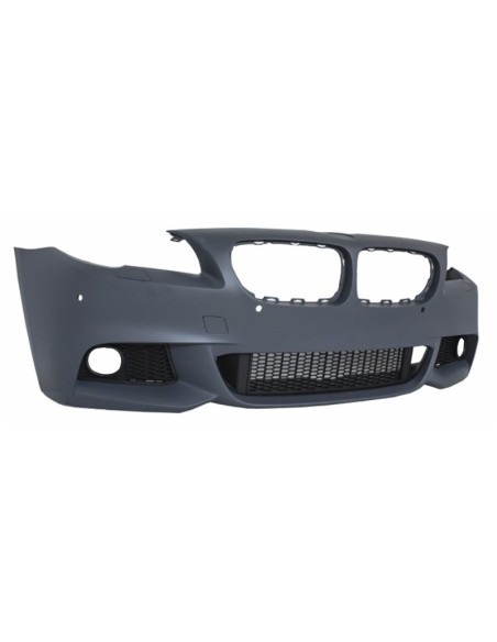 Paraurti anteriore per BMW F10 F11 5 Series (11-up) M-Technik Design w/ Griglia per reni Doppia striscia M