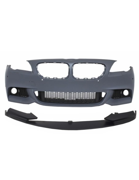 Paraurti anteriore per BMW F10 F11 5 serie (11-17) w/ labbro di estensione