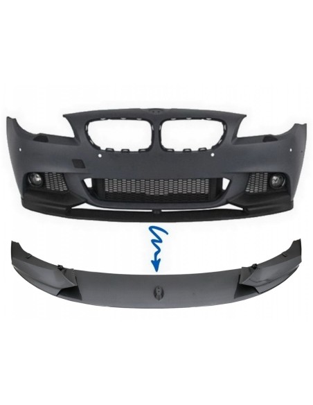 Rivestimento anteriore del carbonio dello spoiler del paraurti per BMW 5 serie F10 F11 (11-17) berlina Touring