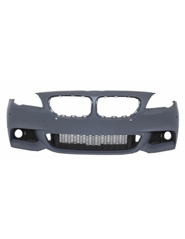 Paraurti anteriore per BMW F10 F11 Serie 5 (11-14) M-Technik Design w/ Smoke Fog Lamps