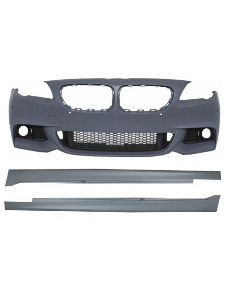 Paraurti anteriore w/ laterali Gonne per BMW F10 F11 5 Serie (11-14) M-Technik Design w/ out Fendinebbia