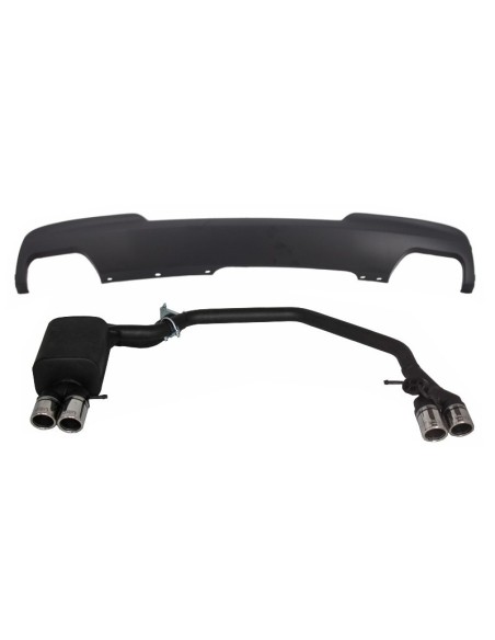Diffusore d'aria w/sistema di scarico per BMW 5 serie F10 (11-14) 102-433-70RS