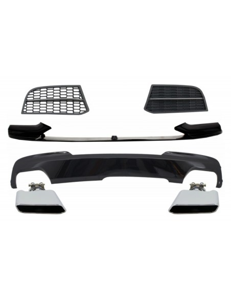 Kit di conversione Spoiler e diffusore d'aria BMW 5 serie F10 F11 Sedan Touring (10-17) per M-Technik a Sport M550 Design