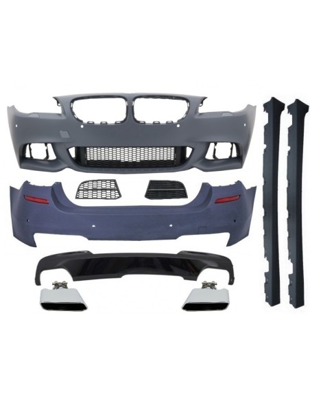 Kit completo per BMW 5 Series F10 (10-17) M-Technik 550i Design Brilliant Black Edition