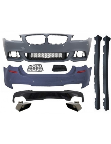 Kit completo per BMW 5 Series F10 (10-17) M-Technik 550i Design Brilliant Black Edition