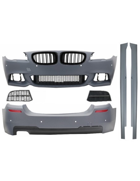 griglie del rene per BMW 5 serie F10 (10-17) M-Technik 550i Design Brilliant Black Edition