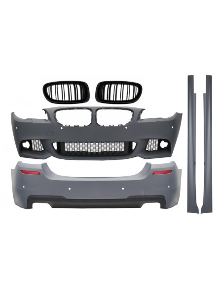 doppio diffusore dello sbocco e griglie centrali del rene delle griglie per BMW 5 serie F10 (11-17) M-Technik Design