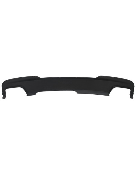 Il nero brillante del diffusore dell'aria per BMW 5 serie F10 (11-17) M-Technik 550i progetta w/sistema di scarico