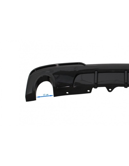Doppia uscita singolo diffusore dello scarico per BMW 5 serie F10 F11 LCI non LCI (11-17) M-Technik