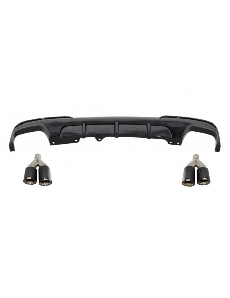 Il doppio diffusore w/dell'aria dello sbocco punta il gemello doppio per la serie F10 F11 di BMW 5 (11-17)