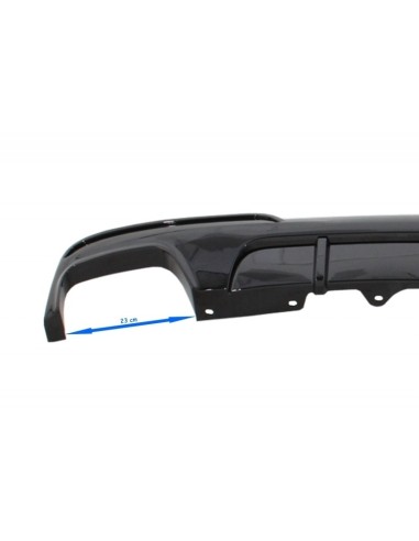 Doppio diffusore dell'aria dello sbocco per BMW 5 serie F10 F11 (11-17) w/punte del silenziatore di scarico