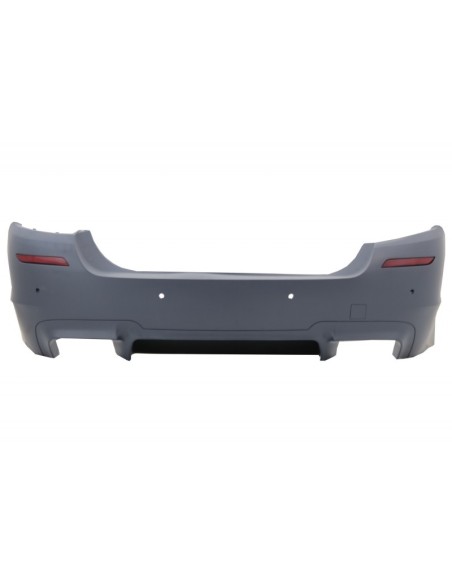 Kit per BMW 5 serie F10 Sedan (11-17) M5 Design w/ Dual Twin scarico Suggerimenti marmitta in fibra di carbonio
