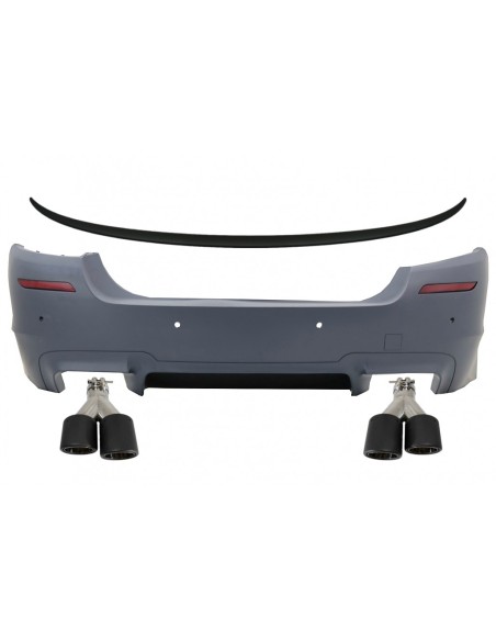 Kit per BMW 5 Serie F10 (11-17) M5 Design w/ Dual Twin scarico Suggerimenti Fibra di carbonio