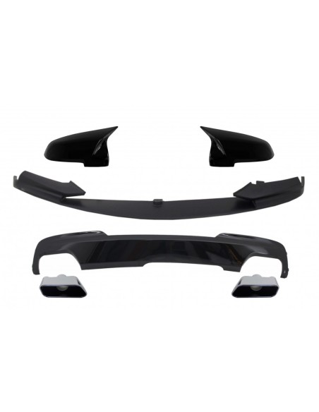 Il paraurti w/specchio copre e il diffusore & le punte del per BMW 5 serie F10 F11 Sedan Touring (15-17)