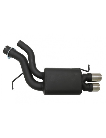 Il nero w del piano del diffusore/tubi di scarico del doppio del sistema di scarico del doppio per BMW 5 serie F10