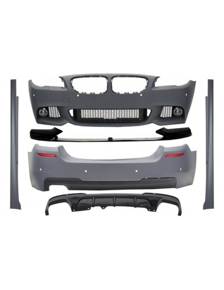 Corredo w/labbro anteriore dello spoiler e diffusore per BMW 5 serie F10 (11-14)