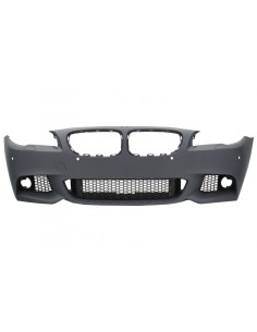 Kit w/ spoiler labbro e specchio copre posteriore carbonio & scarico silenziatore punta opaco carbonio BMW 5 serie F10 non LCI 2