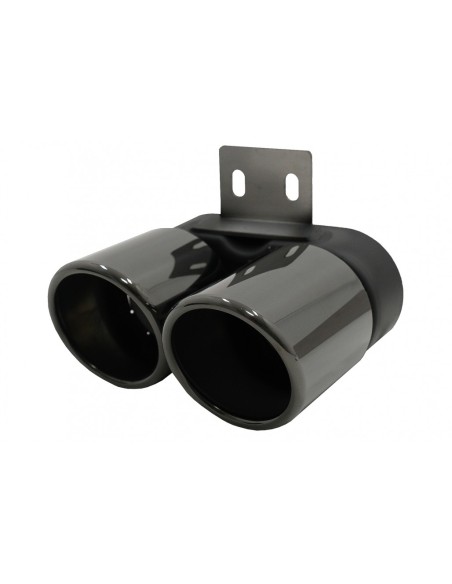 Silenziatore di scarico Suggerimenti per BMW 5 Serie F10 F11 (11-17) M5 LCI Design Nero