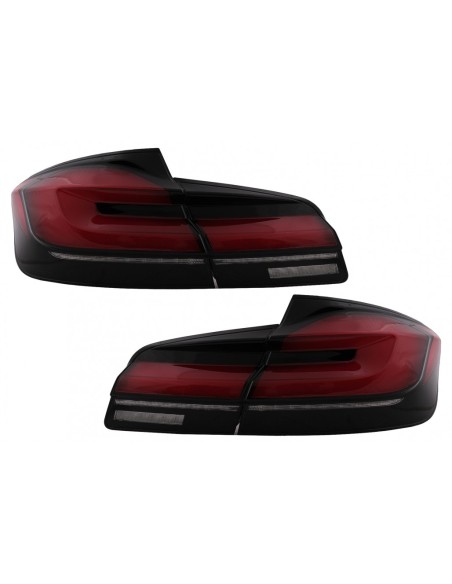 I fanali posteriori del LED per BMW 5 serie F10 (11-17) w/hanno girato sequenziale l'aggiornamento della luce a LCI G30